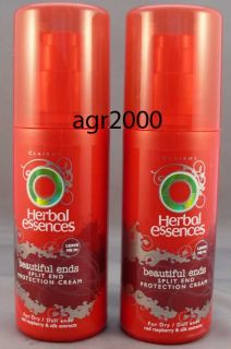 2x150ml Clairol Herbal Essences Beautiful Ends Split Ends Protection