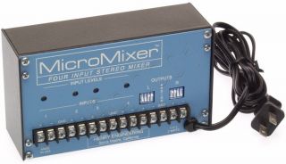 Henry Engineering Micromixer 4 Channel Stereo Balanced Audio Utility