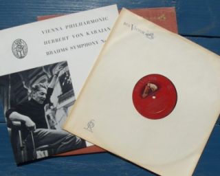 Vienna Philharmonic Herbert Von Karajan Brahms Symphony No 1 RCA LD