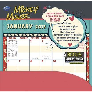 Mickey Mouse Family 2013 Magnetic Pocket Wall Calendar