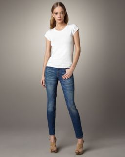 Current/Elliott The Ankle Skinny Commodore Jeans   