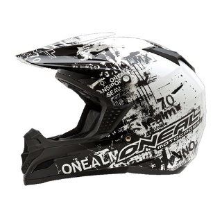 Neal Racing 5 Series Toxic Helmet   X Large/White : 