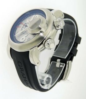 New Mens Graham Swordfish Grillo GMT Alarm Date Automatic 46mm Watch