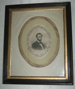  Vintage Print Abraham Lincoln 1864 Campaign Event Henry w Smith