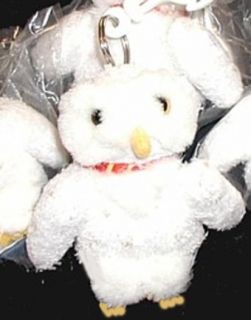 Sale 1 Harry Potter Hedwig Plush 4 Owl Key Chain Ring