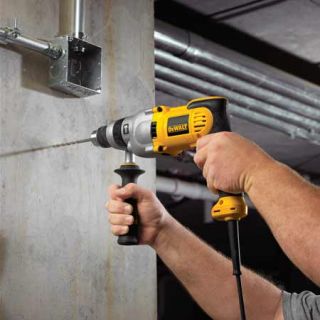 This DEWALT tool lets you drill in concrete up to 7/16 of an inch