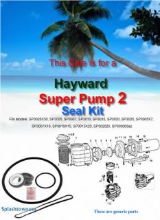 Hayward Super II Pool Pump Seal O Ring Parts Kit