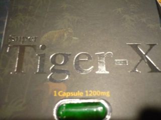 Super Tiger x Male Sex Enhancer All Natural Herbal 1200mg 24 Capsules