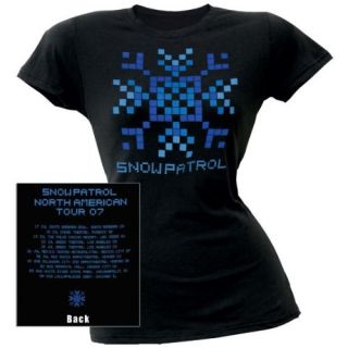 Snow Patrol   Digital Flake 07 Juniors T Shirt: Clothing