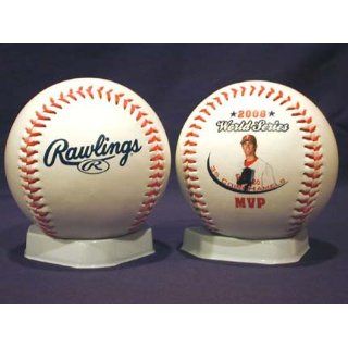 Cole Hamels 2008 World Series MVP Rawlings Baseballs   Set