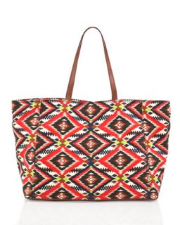 Cynthia Vincent Southwestern Large Canvas Tote   