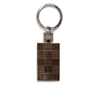 Harveys Seatbelt Bags Keychain Brown Weave Metal GREAT GIFT IDEA MATCH