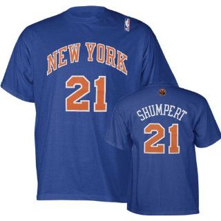 Iman Shumpert adidas Blue Name and Number New York Knicks T Shirt