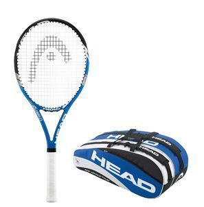  Head ATP Combi Tennis Bag 6 Pack 1 Head Challenge MP L3 Tennis Racquet