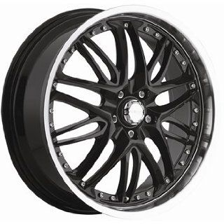 Menzari Inferno 17x8 Black Wheel / Rim 5x4.5 with a 42mm Offset and a