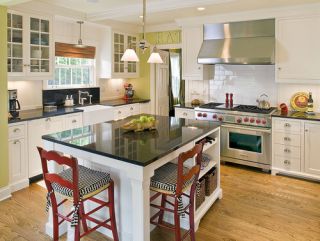 60 Custom Design Kitchen Island with granite top  smart trays, Great