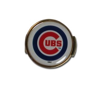 Licensed MLB Chicago Cubs Hat Clip   2 Ball Markers + Free Bonus