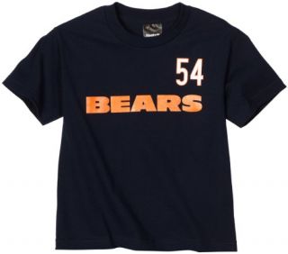 Bears Brian Urlacher 8 20 Name & Number Tee Shirt Boys Clothing