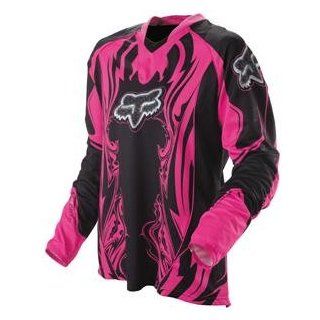 Fox Racing Womens Elite Jersey   2008   Small/Black/Pink : 