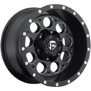 Fuel Revolver 20x10 Black Wheel / Rim 8x170 with a  12mm Offset and a