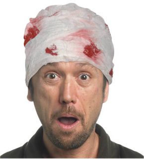 Bloody Head Bandage Halloween Costume Accessory Funny