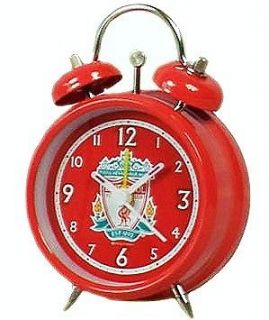 liverpool football club red alarm clock from united kingdom time