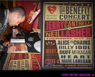 MC Steve O Signed 2012 Map Fund Benefit Concert Poster