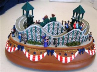Cute Liberty Falls Music box Roller Coaster Unique and Rare