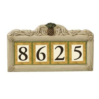  Your Address Plaque 4 Digit Magnetic Number Tile Holder with Stakes