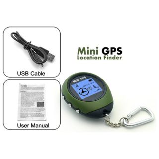 New Keychain Mini Handheld GPS Navigation Receiver Location Finder for