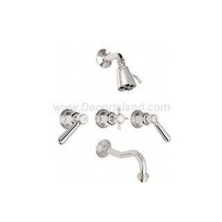 California Faucets 3 Valve Tub & Shower Set Trim Only TO