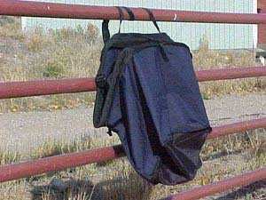 Portable Horse Fold A Feeder Hay Bag Travel Bag