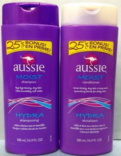 LOT 2 Aussie Moist Shampoo & Conditioner 16.9 oz.