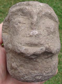 Human Effigy Stone Mortar Rhyodacite Nayarit Mexico x Lynn