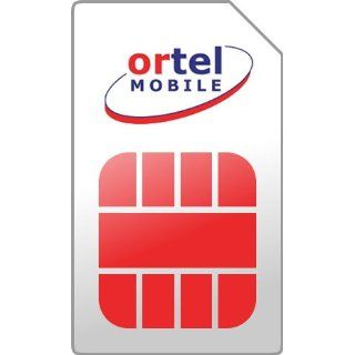  Ortel SIM Card (Spain)   Incl EUR 7,50 Call Credit   Spanish Number