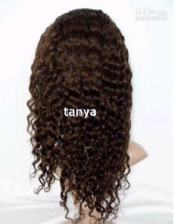 Indian Remy Human Hair Front Lace Wig 14 4 Water Wave