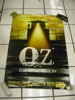 Oz Final Season Sentence Comes to End HBO Poster 27x40