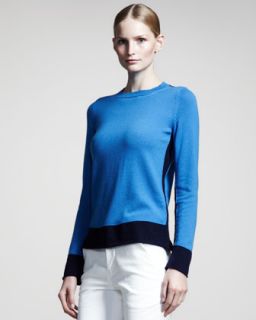 B22DD Jil Sander Colorblock Cashmere Sweater