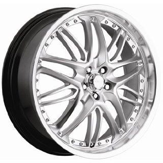 Menzari Inferno 18x7.5 Silver Wheel / Rim 5x4.5 with a 45mm Offset and
