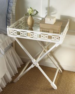 Global Views Mirrored Top Tray Table   Neiman Marcus