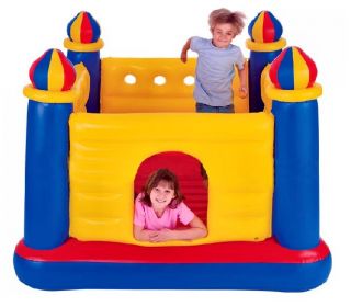 intex inflatable jump o lene ball pit castle bouncer new authorized