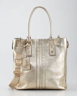 Milly Andie Metallic Leather Tote   