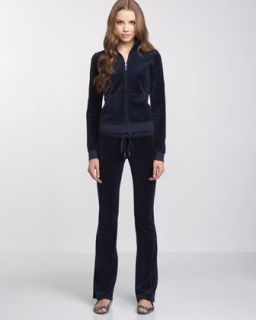 Juicy Couture Basic Velour Track Jacket & Snap Pocket Pants,   Neiman