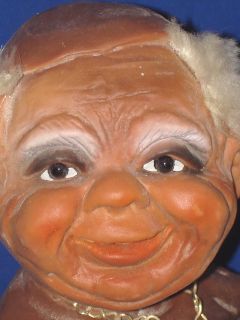 Heico Bobble Head Monk Troll Doll Wurzelsepp Figuren w Germany MIB