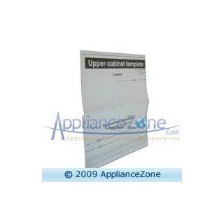 Whirlpool Part Number W10190018 Template, Upper Home