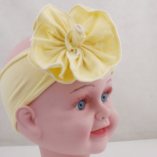  Toddler Girl Elastic With Flower Headband Hair Band D60L Free Shipping