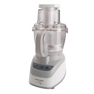  PowerPro Wide Mouth 10 Cup Food Processor, White: Kitchen & Dining