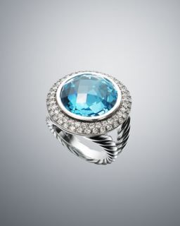David Yurman Noblesse Ring, Blue Topaz   