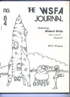 1974 Sci Fi Fanzine Wsfa Journal 84 Harlan Ellison