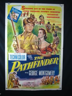 THE PATHFINDER 1952 ONESHEET GEORGE MONTGOMERY HELENA CARTER DRAMA FN